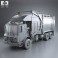 Mack TerraPro Garbage Truck 2007 3d model