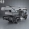 ZIL 130 Crane Truck 1964 3d model