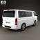 Toyota HiAce LWB Combi 2013 3d model