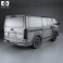 Toyota HiAce LWB Combi 2013 3d model