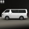 Toyota HiAce LWB Combi 2013 3d model