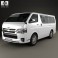 Toyota HiAce LWB Combi 2013 3d model