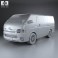 Toyota HiAce LWB Combi 2013 3d model