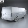 Toyota HiAce LWB Combi 2013 3d model