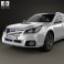 Subaru Outback SX 2012 3d model