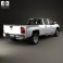 Chevrolet Silverado Crew Cab Dually 2010 3d model
