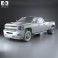 Chevrolet Silverado Crew Cab Dually 2010 3d model