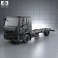 Iveco EuroCargo Chassis Truck 2013 3d model