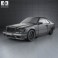 Mercedes-Benz E-class AMG coupe 1988 3d model