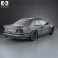 Mercedes-Benz E-class AMG coupe 1988 3d model