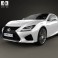 Lexus RC F 2014 3d model