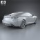 Lexus RC F 2014 3d model