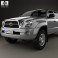 Toyota Tacoma Double Cab Long Bed 2011 3d model