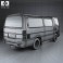 Toyota ToyoAce Van 2006 3d model