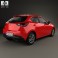 Mazda Demio 5-door hatchback 2014 3d model