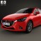 Mazda Demio 5-door hatchback 2014 3d model
