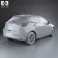 Mazda Demio 5-door hatchback 2014 3d model
