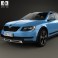 Skoda Octavia Scout 2014 3d model