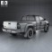 Toyota Tacoma Access Cab 2012 3d model
