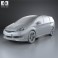 Toyota Wish 2009 3d model
