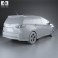 Toyota Wish 2009 3d model