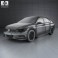 Volkswagen Passat (B8) sedan 2014 3d model