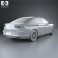 Volkswagen Passat (B8) sedan 2014 3d model