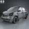 Smart Forfour 2014 3d model
