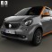 Smart Forfour 2014 3d model