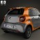 Smart Forfour 2014 3d model