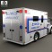 Sterling Acterra Ambulance Truck 2002 3d model