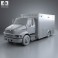 Sterling Acterra Ambulance Truck 2002 3d model