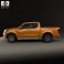 Nissan Navara King Cab 2015 3d model