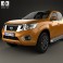 Nissan Navara King Cab 2015 3d model