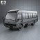 Toyota Coaster 2014 3d model