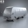 Toyota Coaster 2014 3d model