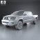 Toyota Tacoma Double Cab Long Bed 2012 3d model