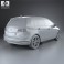 Volkswagen Golf Sportsvan 2014 3d model