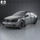 Volkswagen Jetta with HQ interior 2015 3d model