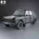 Simca 1100 1974 3d model