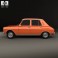 Simca 1100 1974 3d model