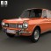 Simca 1100 1974 3d model