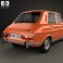Simca 1100 1974 3d model
