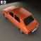 Simca 1100 1974 3d model
