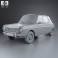 Simca 1100 1974 3d model