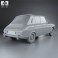 Simca 1100 1974 3d model