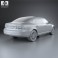 Volkswagen Passat Lingyu 2009 3d model