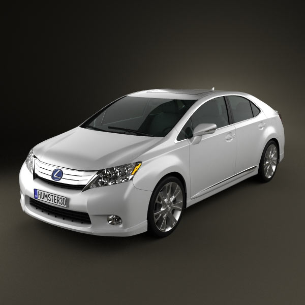 Lexus Hum3d Lexus HS 2010 3D model – Premium Quality Download | HQ3D.net