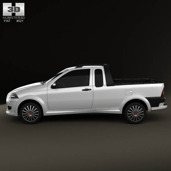 Strrada 2012 Model Fiat Strada Crew Cab Sporting 2012 3D model – Premium Quality Download ...
