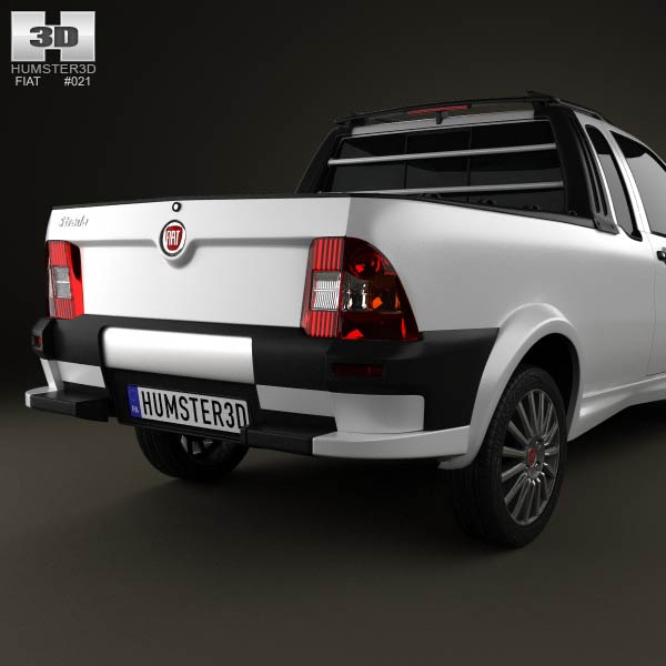 Strrada 2012 Model Fiat Strada Crew Cab Sporting 2012 3D model – Premium Quality Download ...